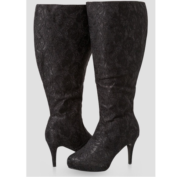 ashley stewart wide calf boots